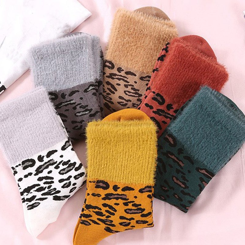 10 Pairs Women Warm Thick Casual Autumn Winter Socks Cozy High Tube Stocking - Image 4