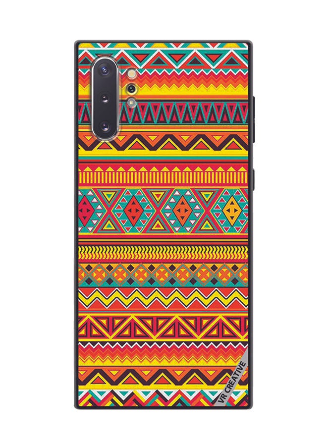 VR CREATIVE Protective Case Cover For Samsung Galaxy Note10 Plus 5G Abstract Design Multicolour - Image 1