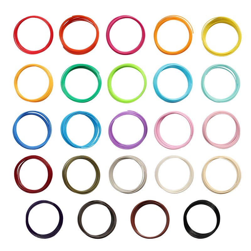 MIKA3D 24 Colors 1.75mm ABS 3D Pen Printer Filament Refill, Each Color 3.5m, Total 84m ABS Material, Support for MYNT3D / SCRIB3D 3D Printing Pen, Not Fit for 3Doodler Pen - Image 3