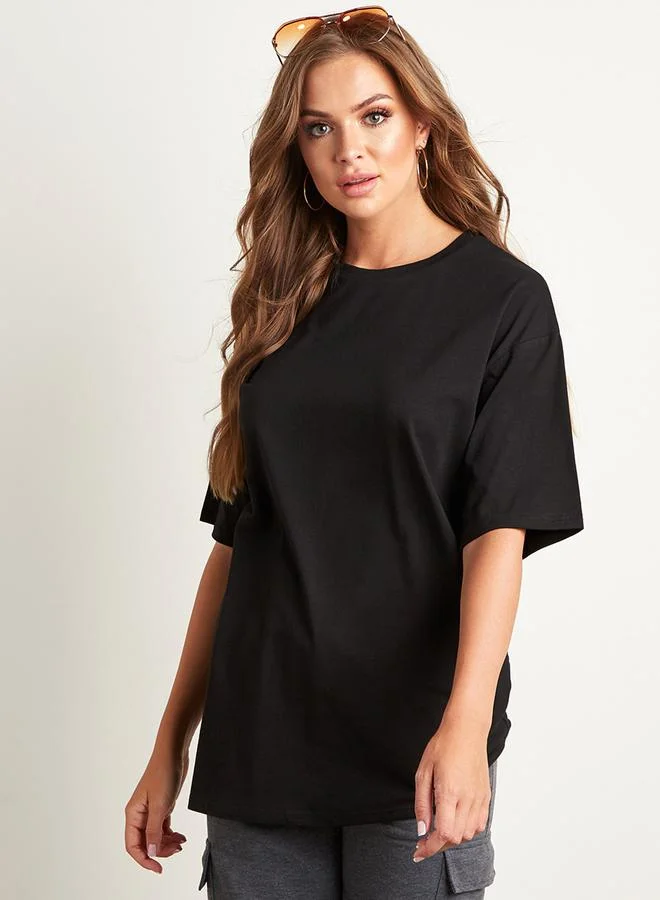 Styli Pacific Coast Back Printed Oversized T-Shirt