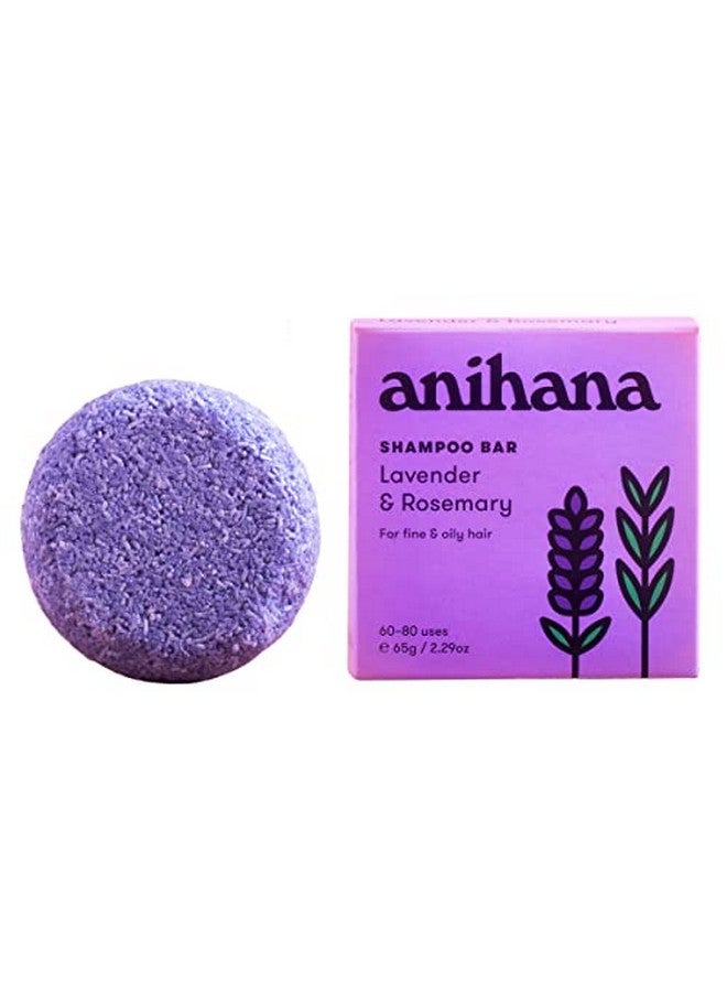 ANIHANA Shampoo Bar ; Lavender And Rosemary Deep Cleansing Hair Shampoo For Fine & Oily Hair 2.29 Oz (Up To 80 Washes) - Image 1