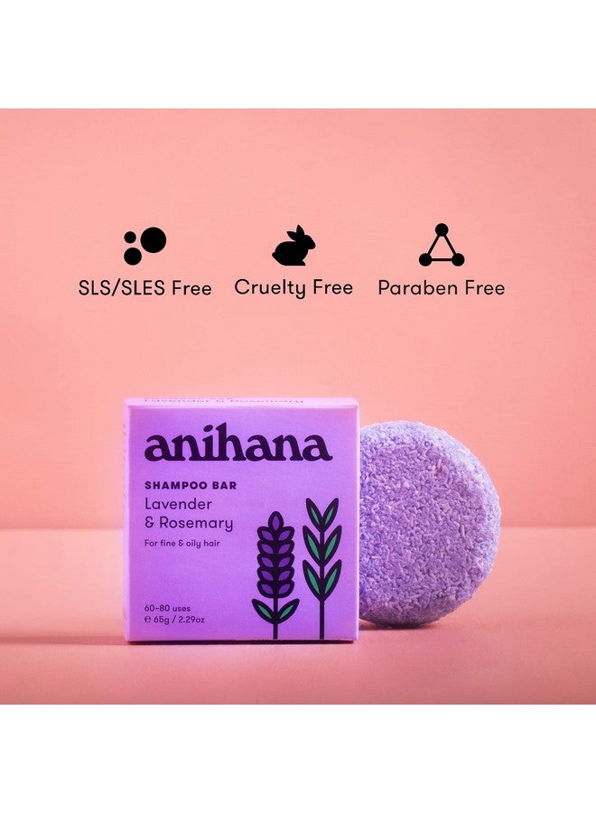 ANIHANA Shampoo Bar ; Lavender And Rosemary Deep Cleansing Hair Shampoo For Fine & Oily Hair 2.29 Oz (Up To 80 Washes) - Image 5