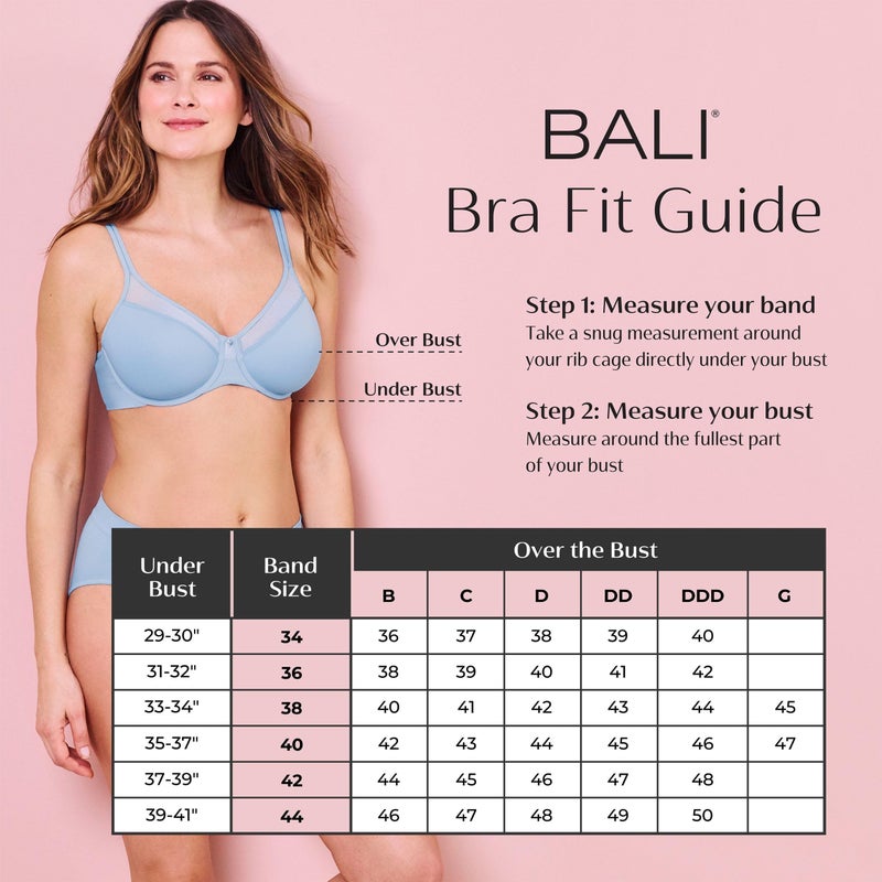 Bali womens Ultra Light Briefer Fajas Df6552 Shapewear Bodysuit, Black, 34DD US - Image 2