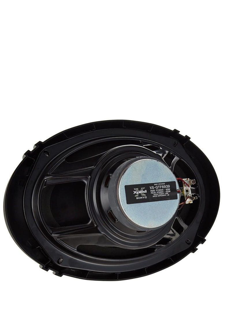 Sony - Sony XS-GTF6939 3-Way Car Speakers 420 watt, 6 Inch x 9 Inch Size, Black - Image 1