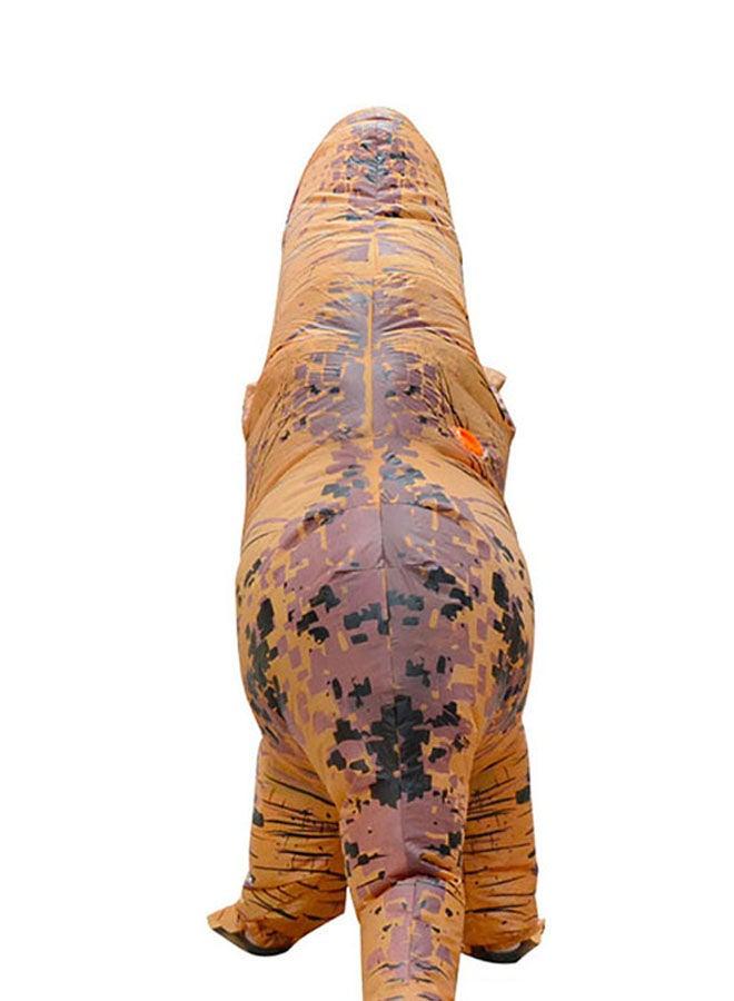 Inflatable Dinosaur Costume Suit for Adults Kids – Lightweight Vinyl with Quick-Inflate Design – Perfect for Birthday Parties Halloween Gifts and Festive Celebrations - Image 2