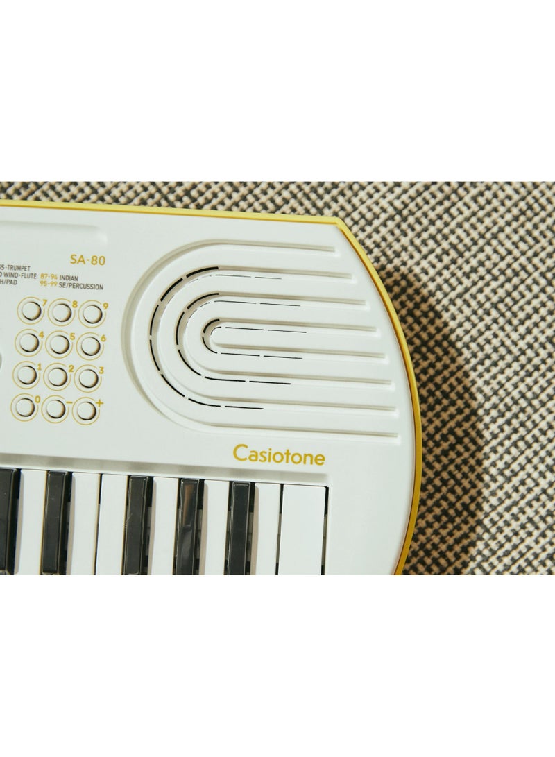 Casiotone SA-80 MINI KEYBOARD 44 Keys, 100 Tones, 10 built-in songs, 32 Polyphony (Without Power adapter) - Image 5