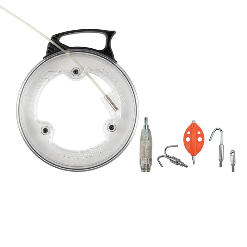 Klein Tools 80050 Glow Fish Tape Kit Made in USA 20Foot Fiberglass Tapes 5Piece