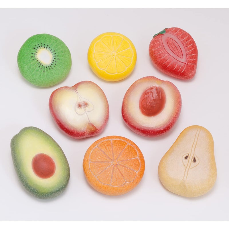 Yellow Door Fruit Sensory Play Stones, Set of 8 - Image 2
