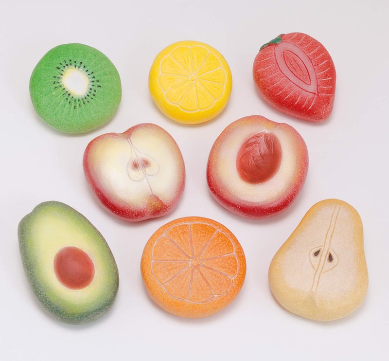 Yellow Door Fruit Sensory Play Stones, Set of 8 - Image 5