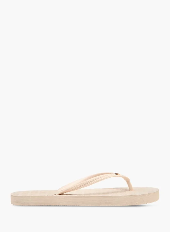 Flora Bella By Shoexpress Women Monogram Detail Flip Flops