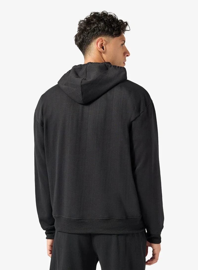 Seventy Five Basics Graphic Print Hoodie