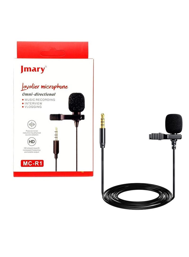 JMARY MC-R1 Professional Lavalier Microphone For Mobile And Laptop - Image 1