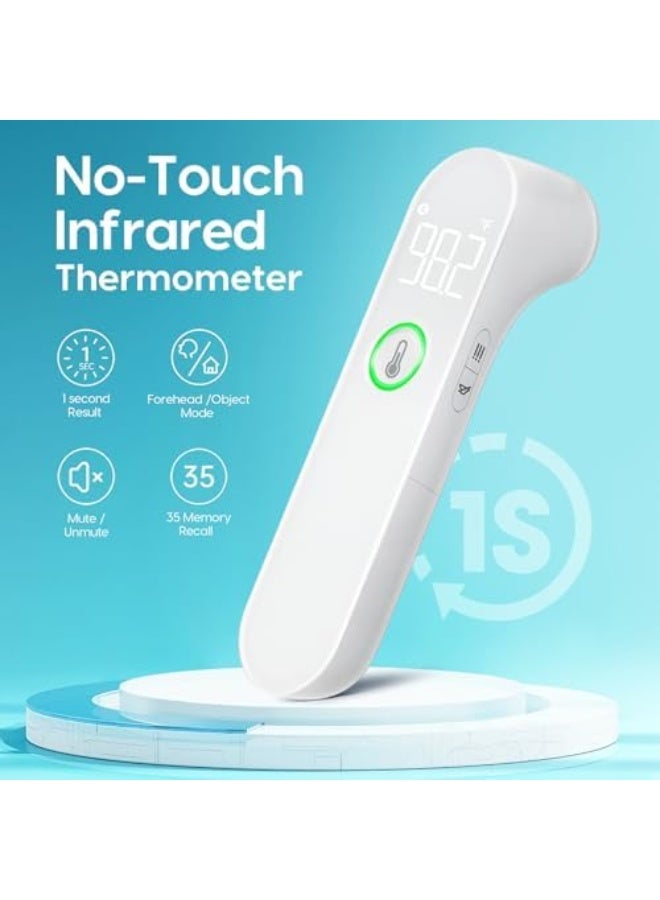 Viproud Thermometer for Adults and Kids, Fast Accurate Baby Thermometer, FSA HSA Eligible, Fever Alarm & Mute Mode, Baby Essentials - Lifetime Support  - Image 2