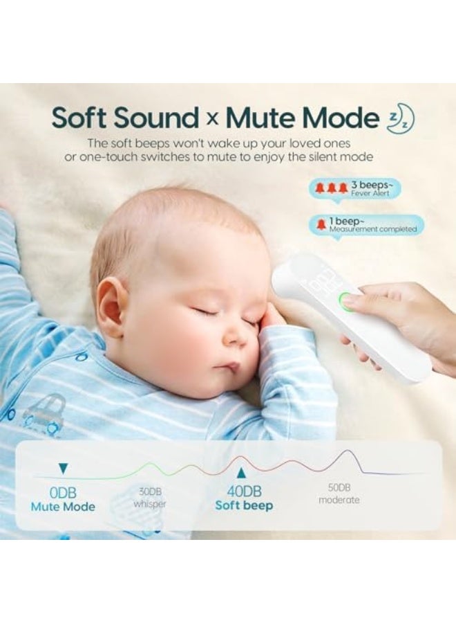 Viproud Thermometer for Adults and Kids, Fast Accurate Baby Thermometer, FSA HSA Eligible, Fever Alarm & Mute Mode, Baby Essentials - Lifetime Support  - Image 4