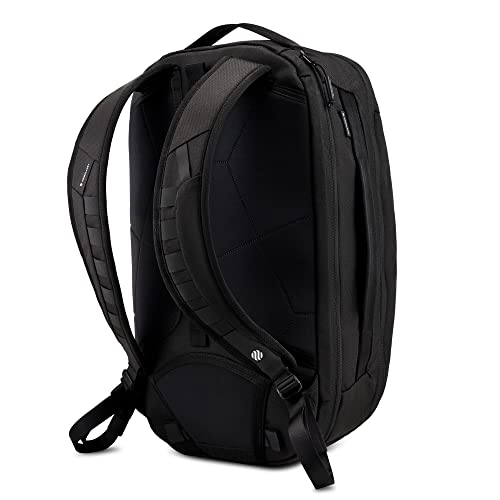 HEIMPLANET Original, Transit Line DAYPACK 24L, backpack with laptop compartment and clamshell opening, made from waterproof DYECOSHELL material, Supports 1% for The Planet (Black) - Image 3
