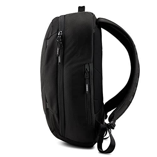 HEIMPLANET Original, Transit Line DAYPACK 24L, backpack with laptop compartment and clamshell opening, made from waterproof DYECOSHELL material, Supports 1% for The Planet (Black) - Image 5