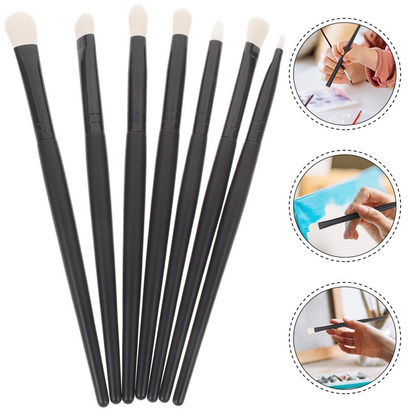 7 Pcs Artist Paint Brushes Set for Acrylic Oil Watercolor Craft Painting Beginners - Image 3