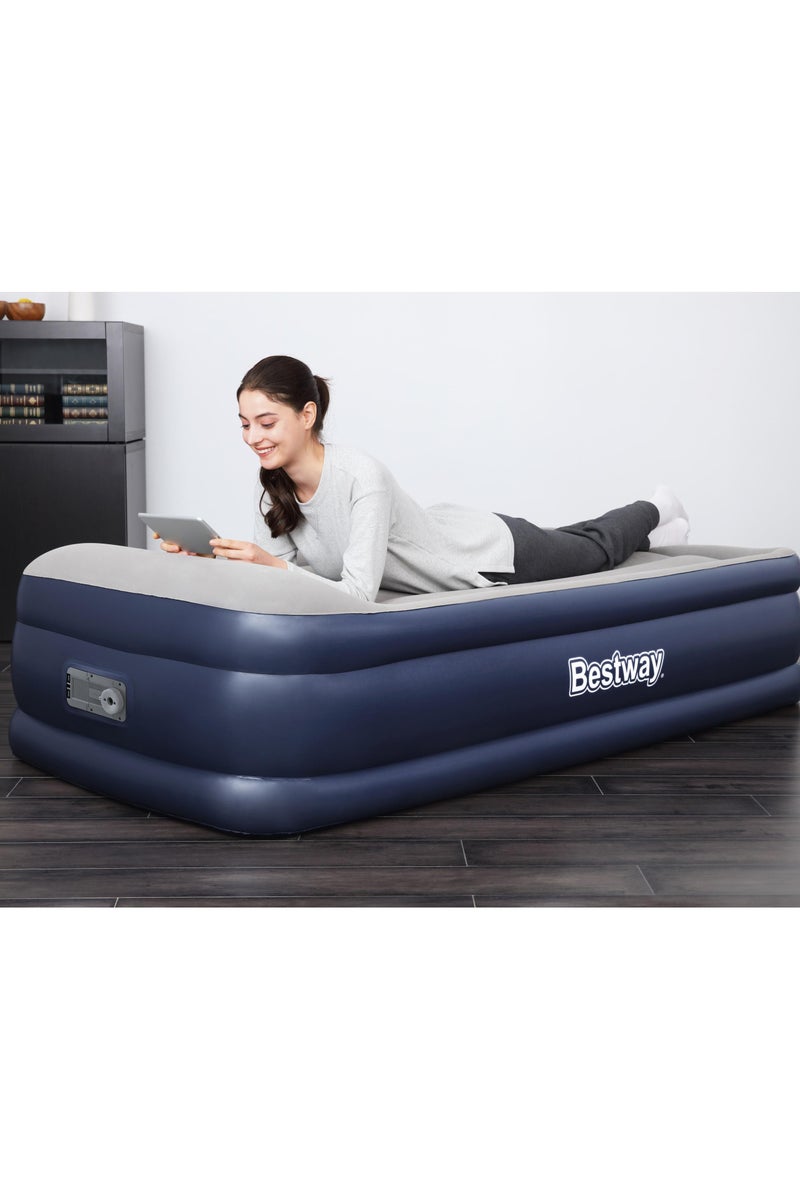 Bestway Bestway Airbed Twin Size Built-In AC Pump 191x97x46cm | Air Mattress | Inflatable Mattress | Air Bed For Indoor and Outdoor Camping - Image 2
