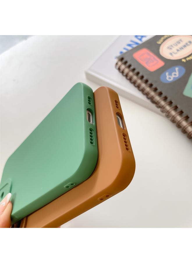 اس-توب جراب لهاتف iPhone 11 جراب هاتف من السيليكون السائل ذو الجوانب المستقيمة - Image 4