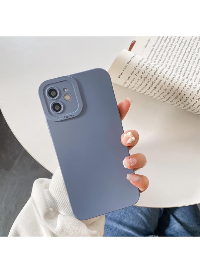 اس-توب جراب لهاتف iPhone 11 جراب هاتف من السيليكون السائل ذو الجوانب المستقيمة - Image 1