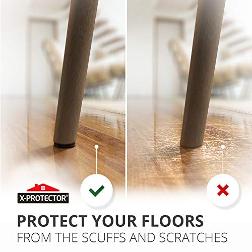 X-PROTECTOR Non Slip Furniture Pads - 8 pcs Premium Furniture Grippers 2"! Self-Adhesive Rubber Feet Furniture Feet - Ideal Non Skid Furniture Pad Floor Protectors - Keep Furniture in Place! - Image 5