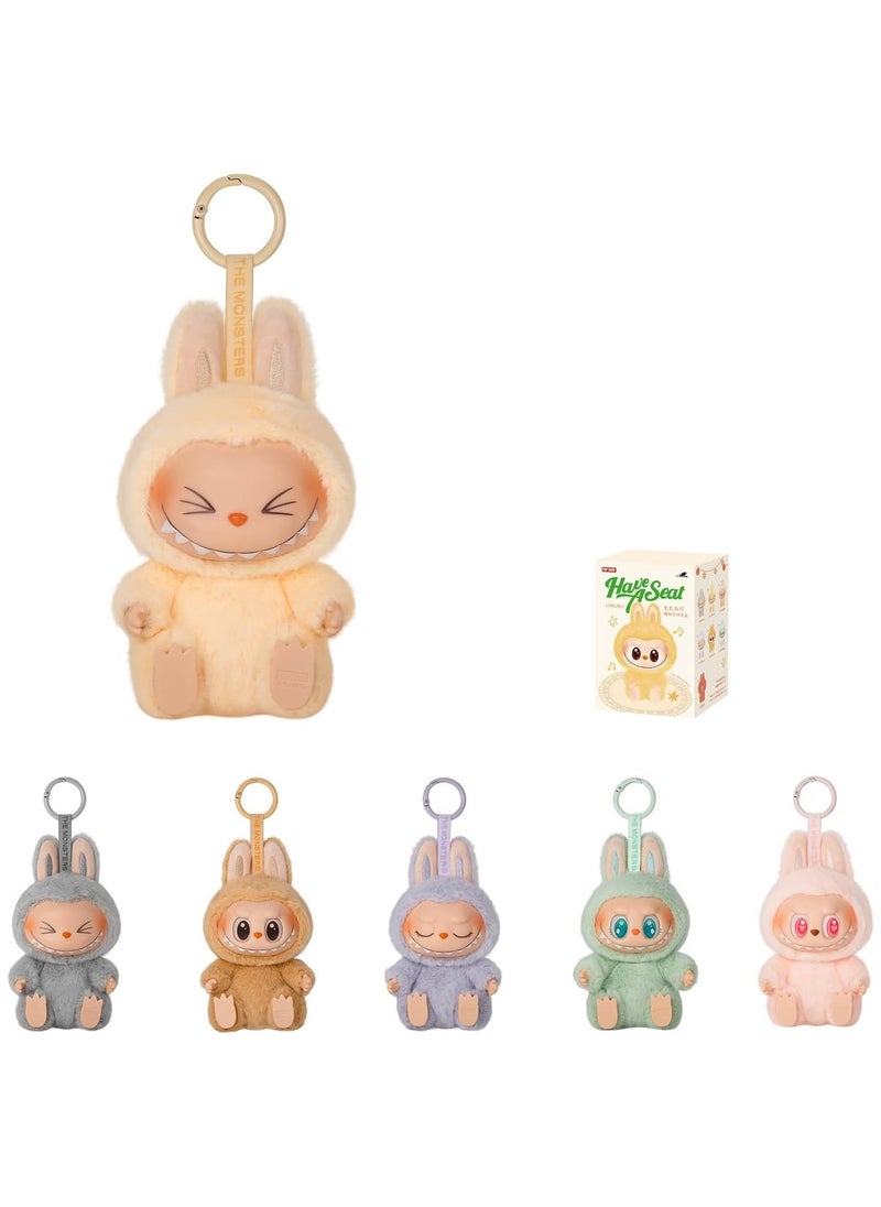 LABUBU Labubu The Monsters - Have a Seat Vinyl Plush Blind Box, The Monsters Blind Box Figures, Random Design Action Figures Collectible Toys Home Decorations, Holiday Birthday Gifts, Single Box  - Image 1