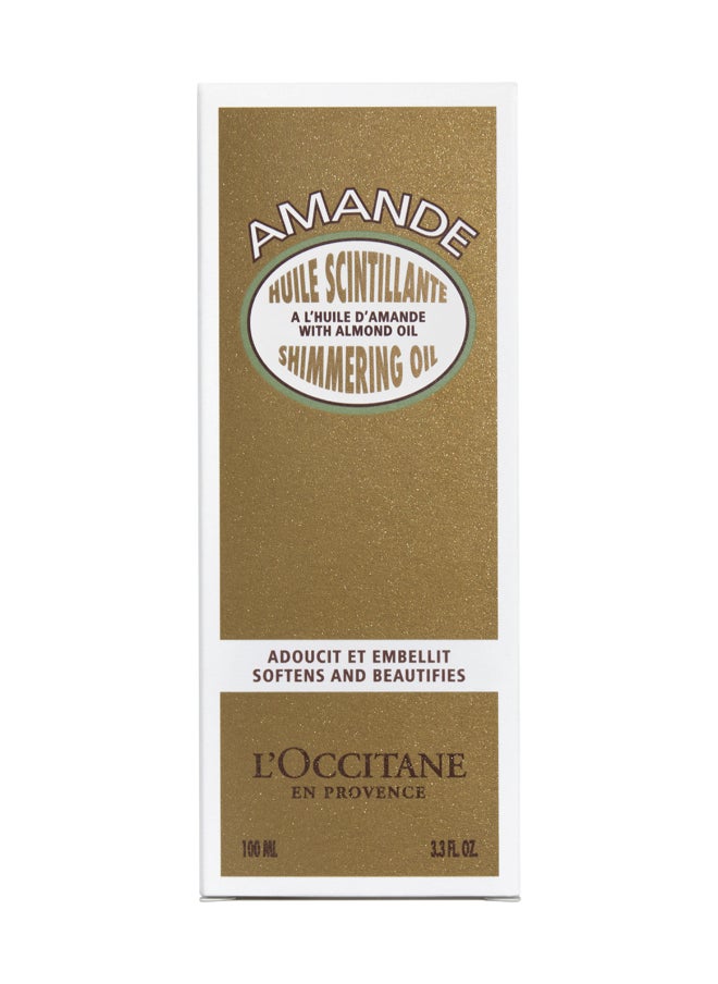 L'OCCITANE Almond Shimmering Body Oil 100Ml  - Image 3
