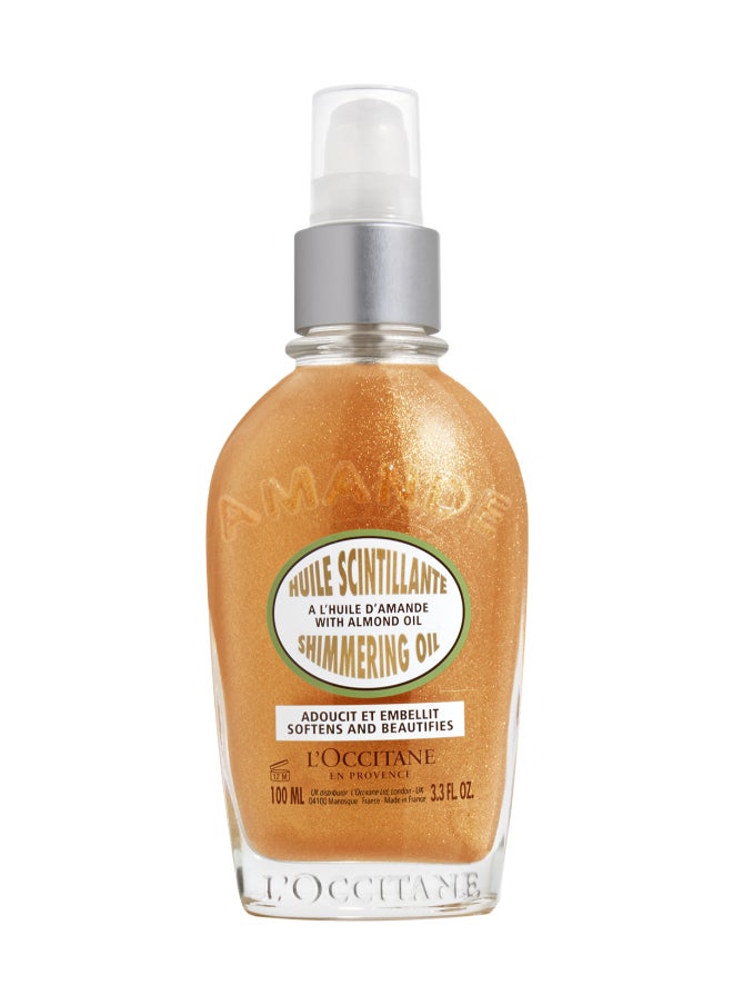 L'OCCITANE Almond Shimmering Body Oil 100Ml  - Image 1