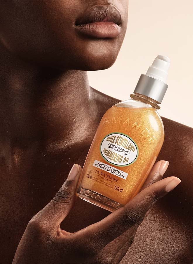 L'OCCITANE Almond Shimmering Body Oil 100Ml  - Image 2