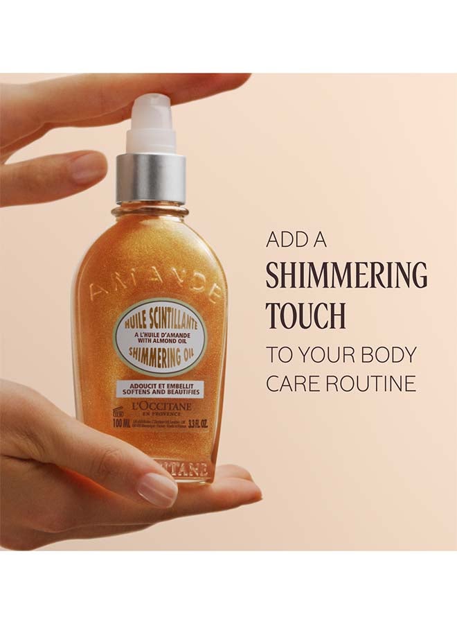 L'OCCITANE Almond Shimmering Body Oil 100Ml  - Image 5
