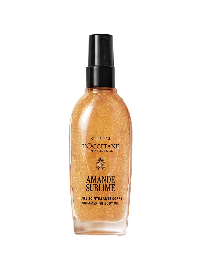 L'OCCITANE زيت الجسم اللامع باللوز 100 مل - Image 1