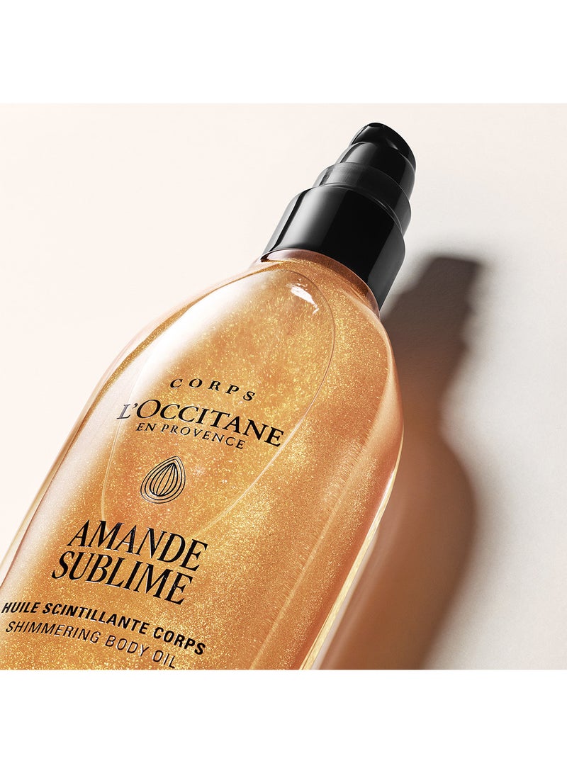 L'OCCITANE زيت الجسم اللامع باللوز 100 مل - Image 2