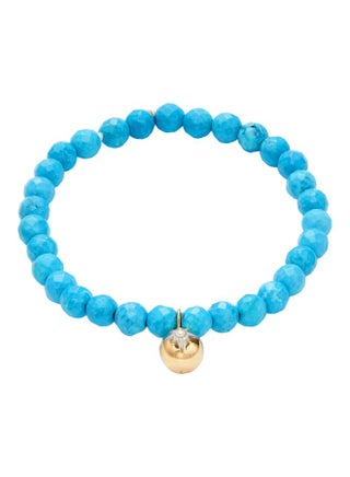 14K Yellow Gold 0.0084 TCW Diamond and Magnesite Bead Bracelet for Women One Size - pzsku/Z53D6A3B655CC2027A706Z/45/_/1712124357/cd95a2e1-10ac-4497-a803-925bc414c5a6