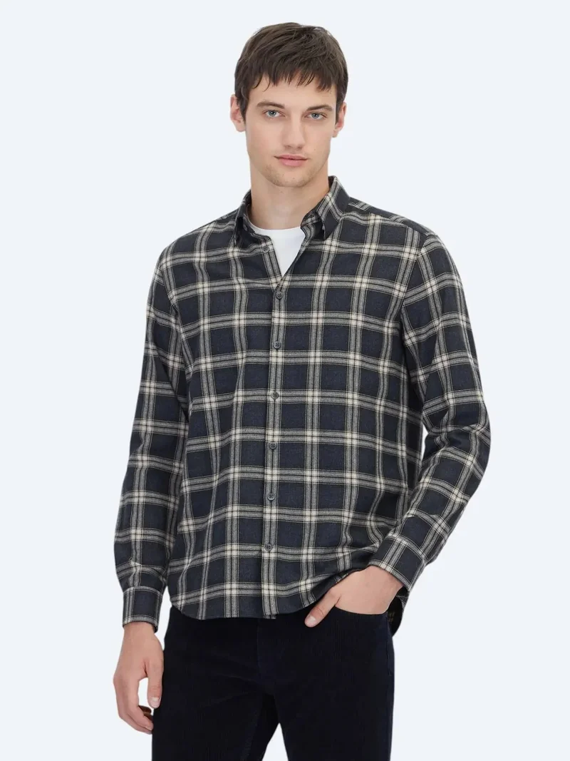 كيب قميص قطني مخلوط بقصة عادية من هارد كول