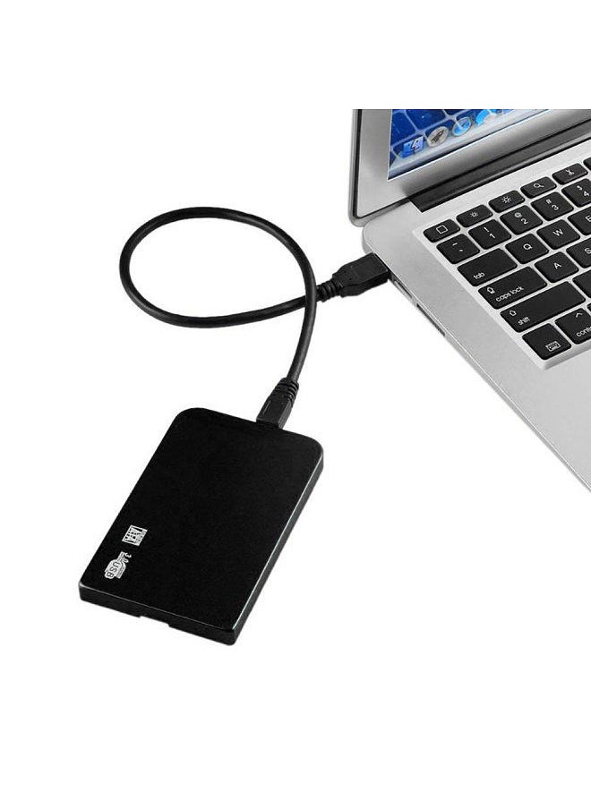 Generic - 2.5in USB3.0 SATA SSD HDD Hard Drive Box 5Gbps 3TB USB3.0 SATA Portable Hard Drive Box (Blue) - Image 1