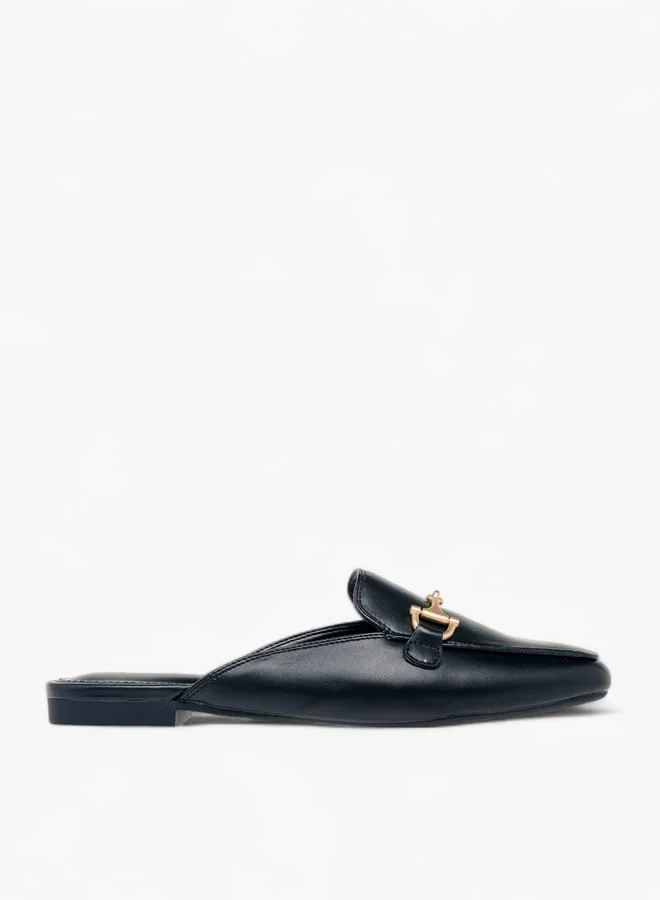 سيليست Women's Metal Accent Slip-On Mules