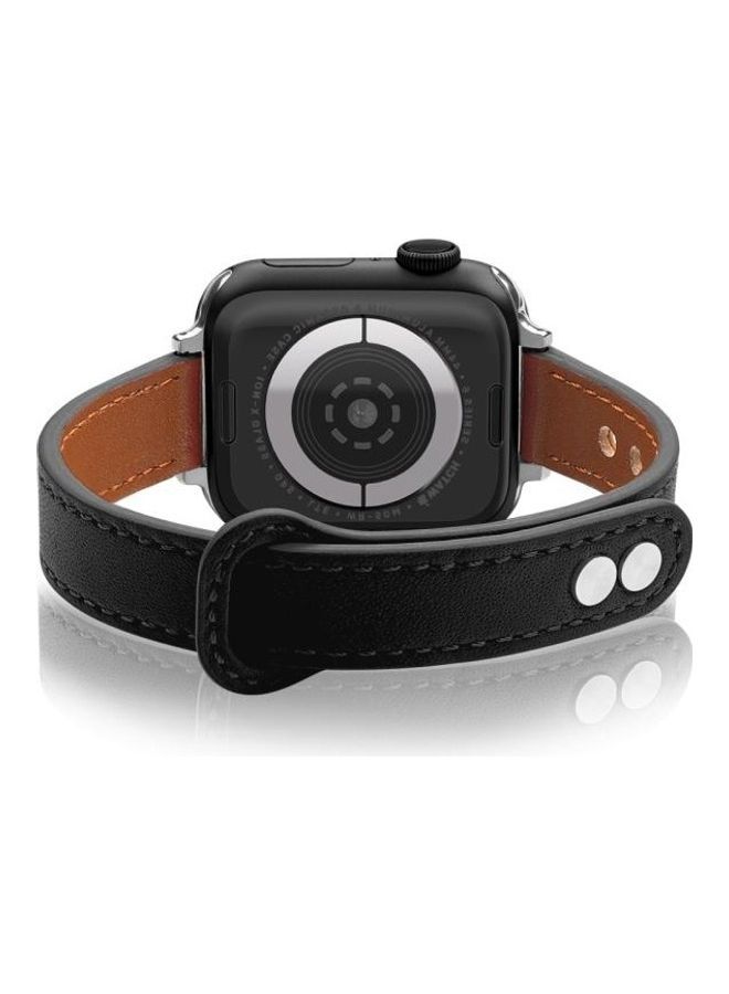 نيبمينينت سوار ساعة مزدوج بديل مرصع أسود - Image 3