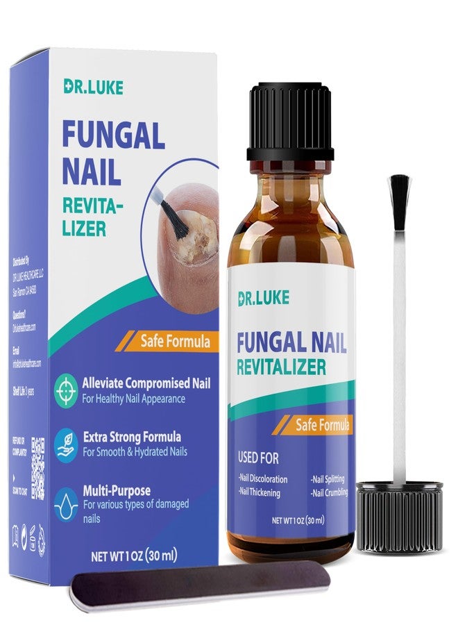 Dr. Luke Toenail Fungus Revitalizer Tough on Nails: Nail Fungus Refresher Liquid for Discolored Nails 1 oz (Packaging May Vary) - Image 1