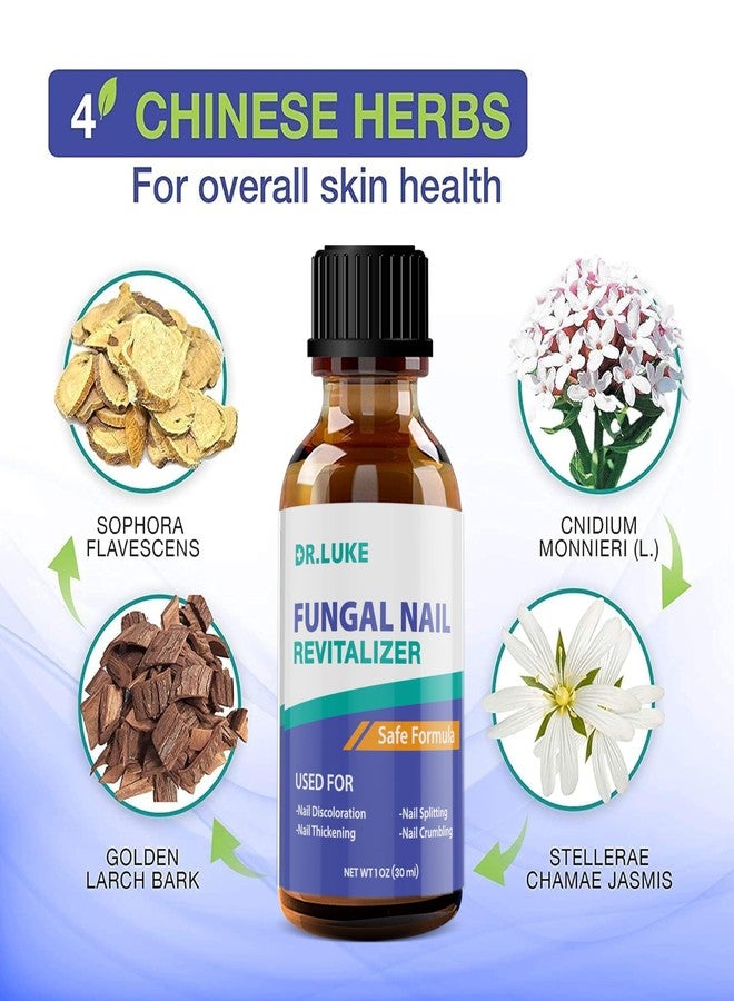 Dr. Luke Toenail Fungus Revitalizer Tough on Nails: Nail Fungus Refresher Liquid for Discolored Nails 1 oz (Packaging May Vary) - Image 2