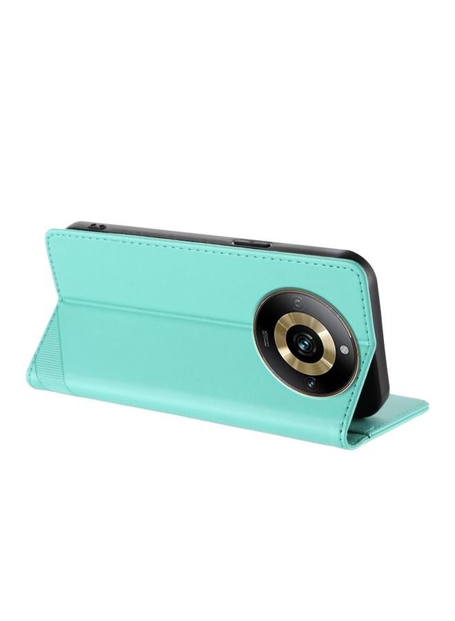 اس-توب جراب هاتف Realme 10 Pro من الجلد المنقوش متعدد الوظائف بتصميم محفظة كلاسيكي - Image 3