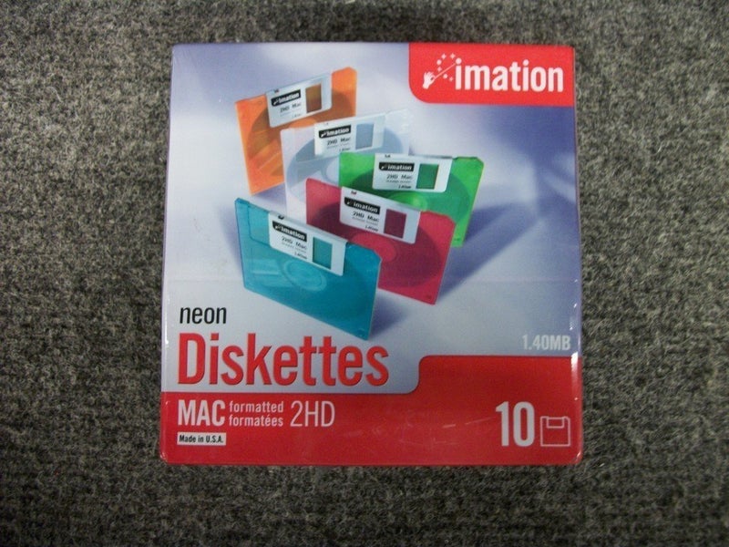 Imation 3.5 DS-HD MAC Formatted Floppy Disks
