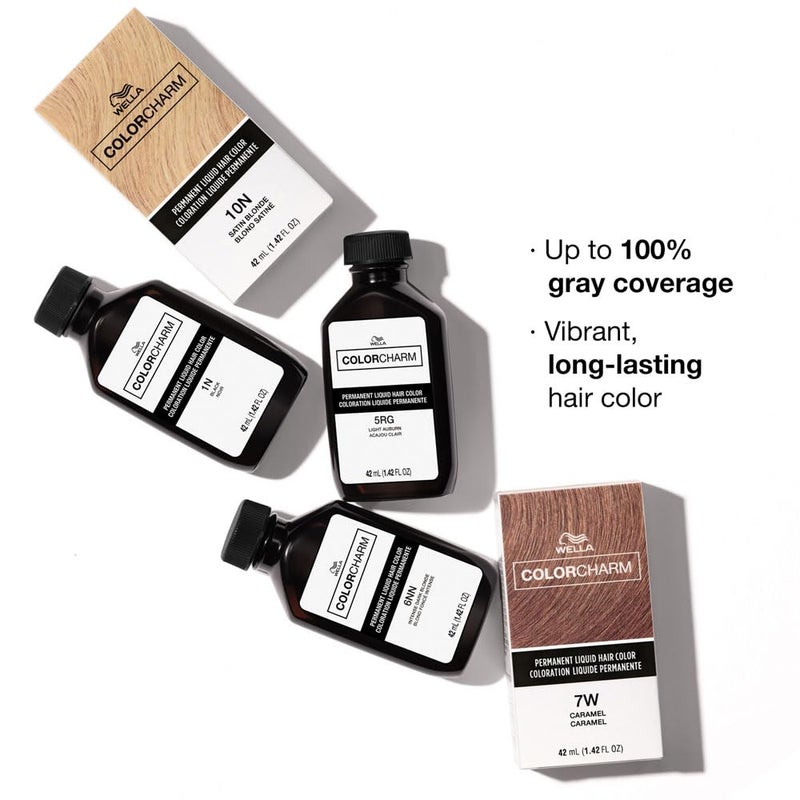 COLORCHARM Permanent Liquid Hair Color for Gray Coverage| 8RG Titan Red Blonde | 1.4 Fl Oz - Image 4