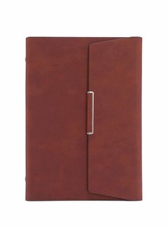 Y&D A5 3-Folds Loose-Leaf Notebook Business Office Diary 235 * 175mm Brown  - Image 1