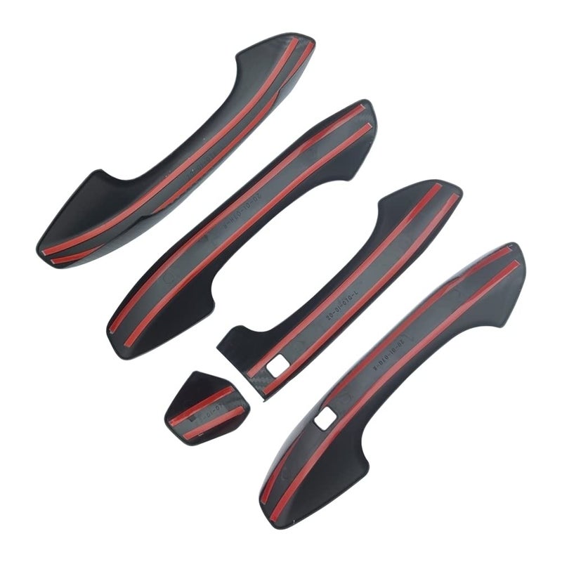 AOKIO ABS Carbon Fiber Style Exterior Door Handle Cover Trim for Kia K5 2020 2021 2022 2023 2024 2025 with Smart Keyhole (Not for Optima 2015-2019) - Image 5
