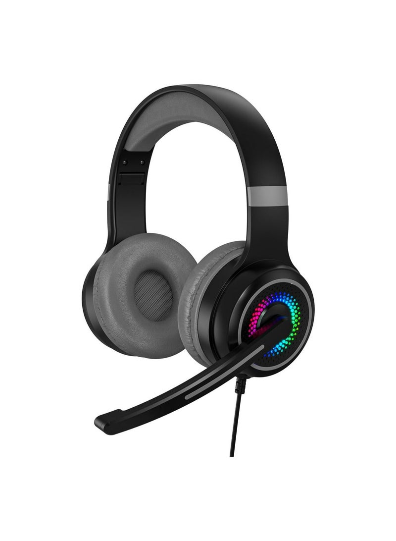 GULFLINK Head-mounted Headphones for Kids Teens Adults Black  - Image 1