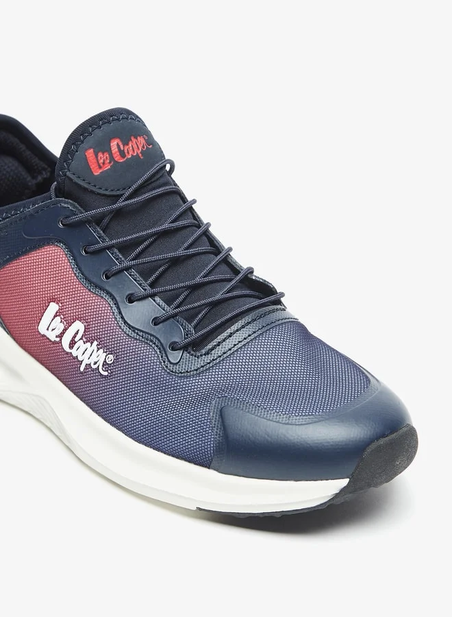 Lee Cooper Women's Colourblock Low Ankle Sneakers with Lace-Up Closure