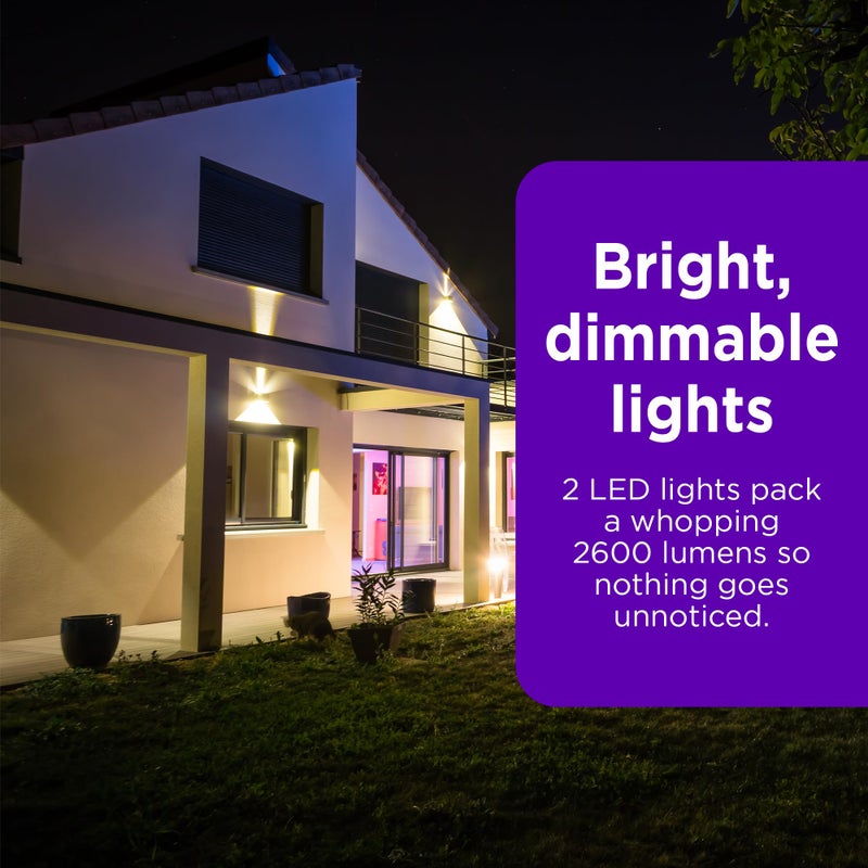 Roku Floodlight Camera for Home Security, Wired Outdoor Security Camera with 270Â° 1080p HD Night Vision, Dimmable Floodlights, Motion & Sound Detection, Remote Monitoring, 90-Day Subscription Included - Image 5