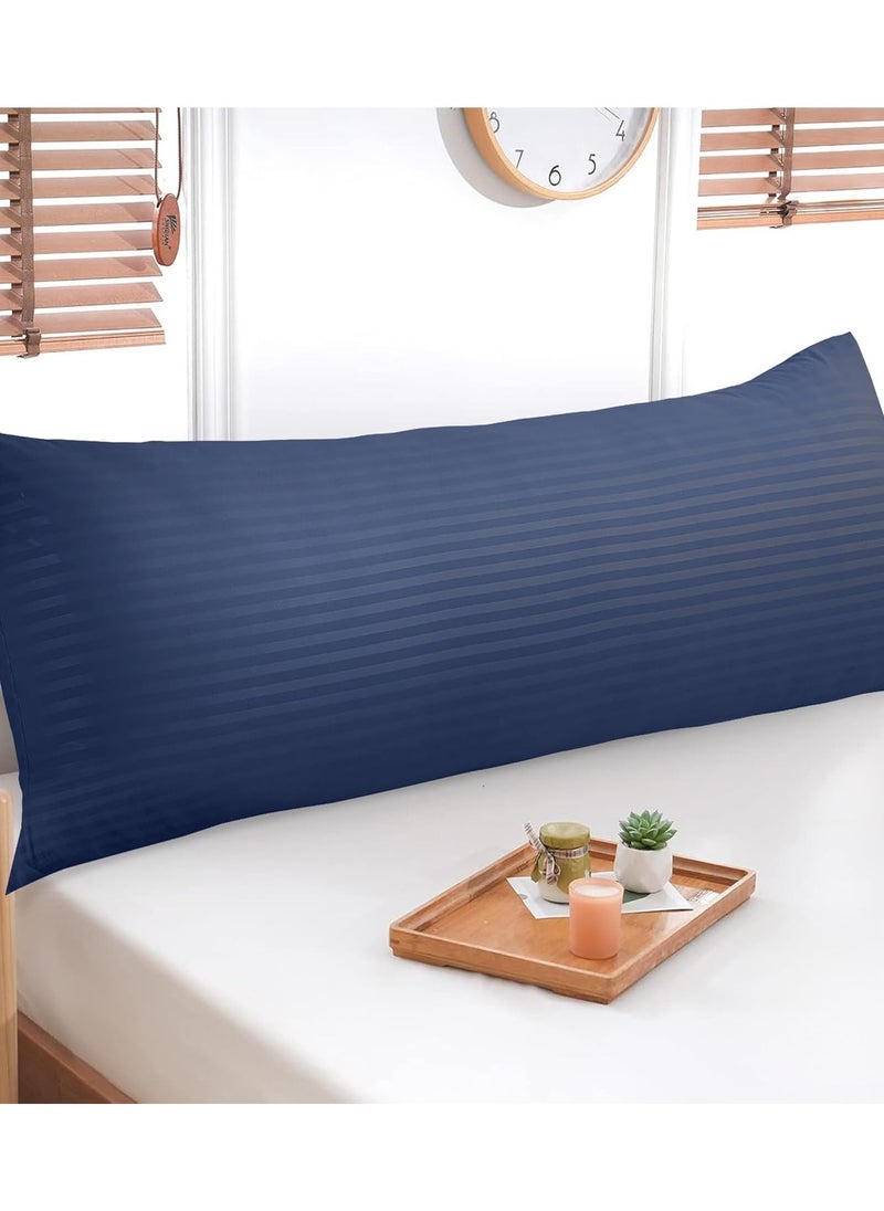 Eworld Premium Full Body Pillow for Adults, Ultra-Smooth Polyester Fiber, Breathable & Ideal for Side Sleepers, with Ultra-Soft Cotton Cover, Available in Multiple Colors, 20x54".  - Image 4