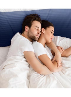 Eworld Premium Full Body Pillow for Adults, Ultra-Smooth Polyester Fiber, Breathable & Ideal for Side Sleepers, with Ultra-Soft Cotton Cover, Available in Multiple Colors, 20x54".  - Image 5