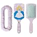 LUV HER Kids Hair Brush Spa Headband Set for Girls Features Disney Alice in Wonderland Fun Grooming Kit for Detangling Styling Skincare Soft Stretchy One Size Ages 3 - Image 2